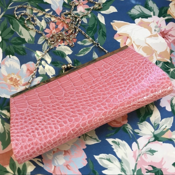 Pink leather bag - Picture 1 of 5